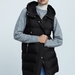 WIND AND WATER PROTECTION SEAMLESS PUFFER VEST
